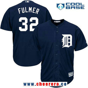 Michael Fulmer Detroit Tigers navy Alternate jersey
