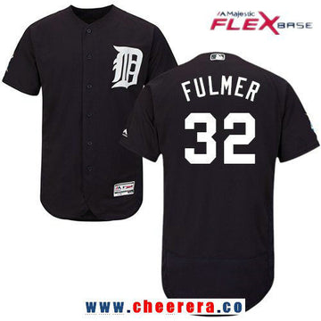 Michael Fulmer Detroit Tigers navy Alternate jersey