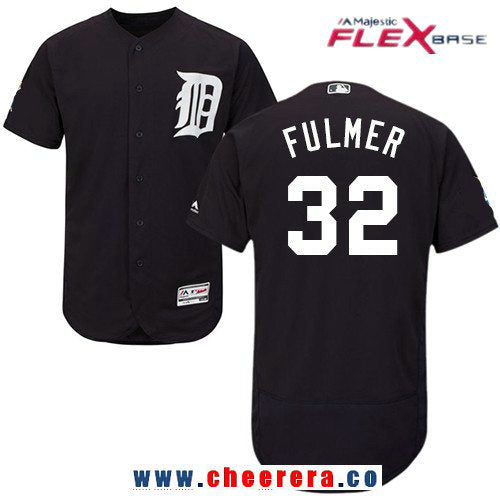 Michael Fulmer Detroit Tigers navy Alternate jersey