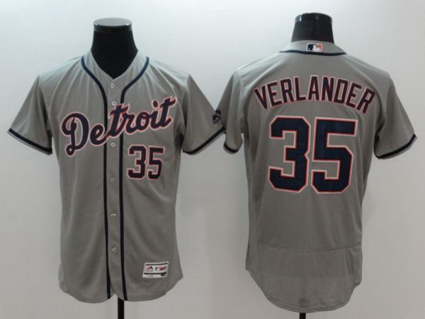 Justin Verlander Detroit Tigers gray jersey