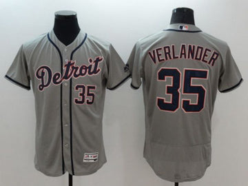 Justin Verlander Detroit Tigers gray jersey