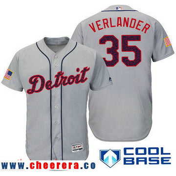Justin Verlander Detroit Tigers gray Fashion jersey