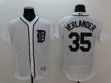 Justin Verlander Detroit Tigers white jersey