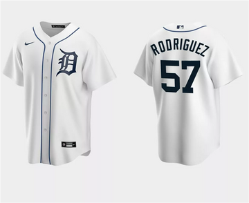 Eduardo Rodriguez Detroit Tigers white jersey