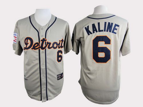 Al Kaline Detroit Tigers gray Throwback jersey
