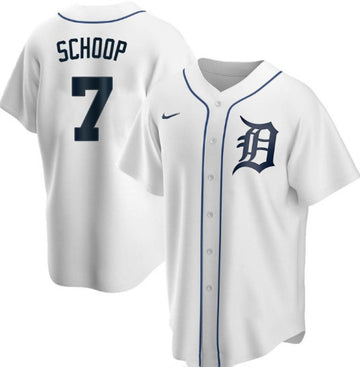 Jonathan Schoop Detroit Tigers white jersey