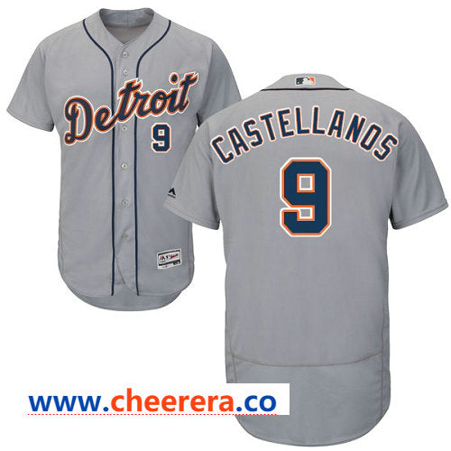 Nicholas Castellanos Detroit Tigers gray Road jersey
