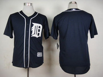 Custom Detroit Tigers navy jersey