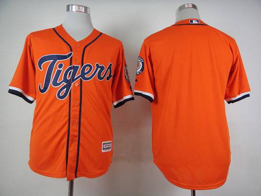 Custom Detroit Tigers orange jersey
