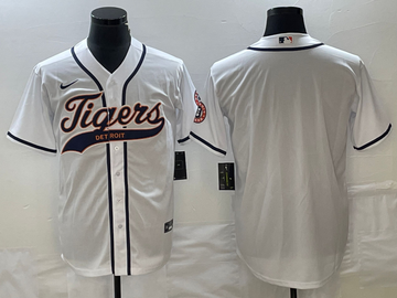Custom Detroit Tigers white jersey
