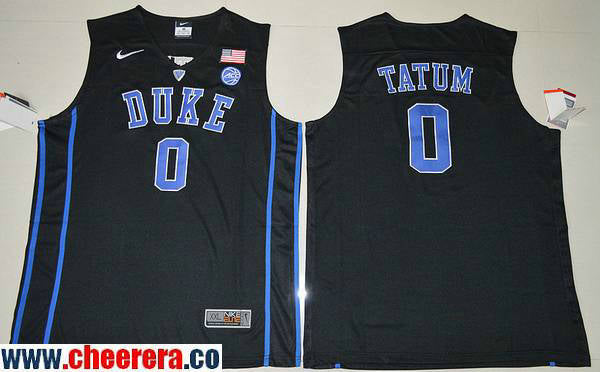 Jayson Tatum Duke Blue Devils black jersey