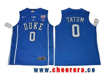 Jayson Tatum Duke Blue Devils royal jersey