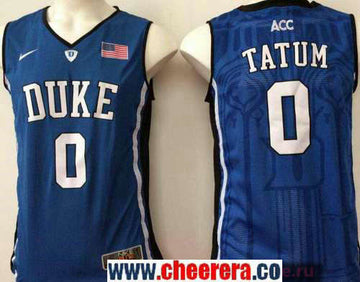Jayson Tatum Duke Blue Devils royal jersey