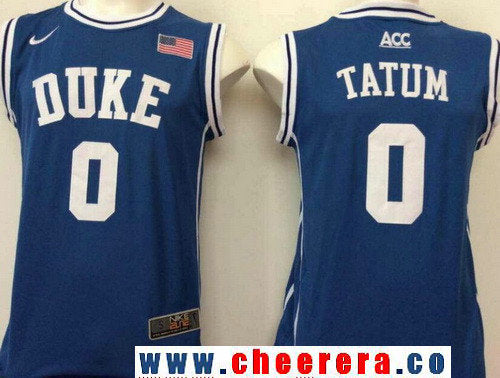 Jayson Tatum Duke Blue Devils royal jersey