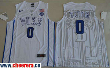 Jayson Tatum Duke Blue Devils white jersey
