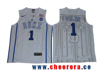 Harry Giles Duke Blue Devils white jersey