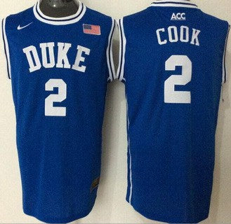Quinn Cook Duke Blue Devils blue jersey