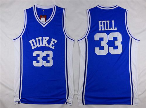 Grant Hill Duke Blue Devils blue jersey