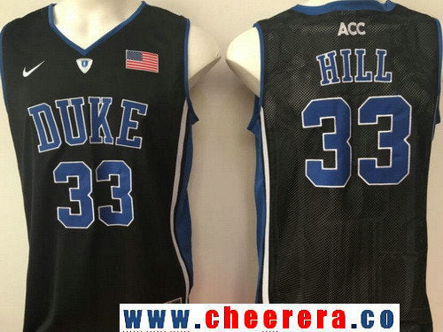 Thomas Hill Duke Blue Devils black jersey