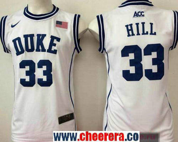 Thomas Hill Duke Blue Devils white jersey