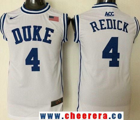 JJ Redick Duke Blue Devils white jersey