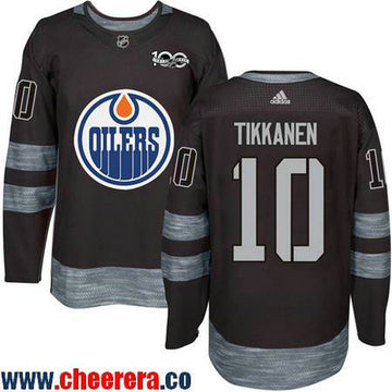 Esa Tikkanen Edmonton Oilers black jersey