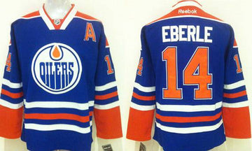 Eberle Reebok Edmonton Oilers royal Home jersey