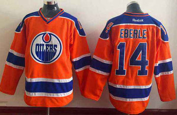 Jordan Eberle Edmonton Oilers orange jersey