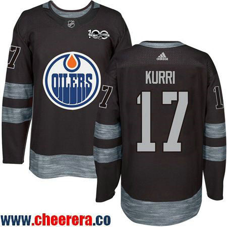 Jari Kurri Edmonton Oilers black jersey