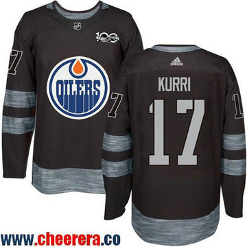 Jari Kurri Edmonton Oilers black jersey
