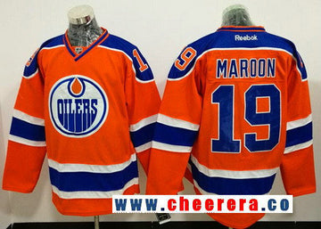 Patrick Maroon Edmonton Oilers orange jersey