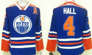Taylor Hall Reebok Edmonton Oilers royal Home jersey