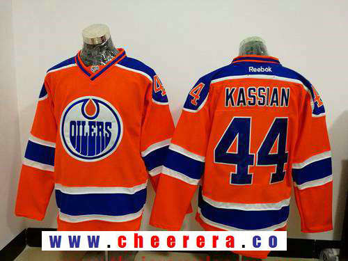 Zack Kassian Edmonton Oilers orange jersey