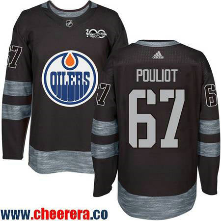 Benoit Pouliot Edmonton Oilers black jersey