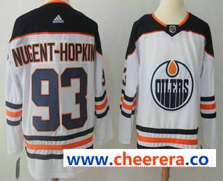 Ryan Nugent-Hopkins Edmonton Oilers white jersey