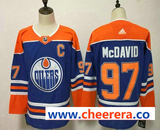 Connor McDavid Edmonton Oilers royal Home jersey
