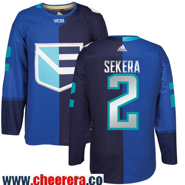 Andrej Sekera Adidas Team Europe royal jersey
