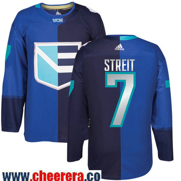 Mark Streit Adidas Team Europe royal jersey