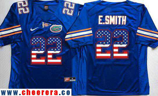 Emmitt Smith Florida Gators royal Fashion jersey