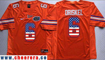 Jeff Driskel Florida Gators orange Fashion jersey
