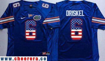 Jeff Driskel Florida Gators royal Fashion jersey