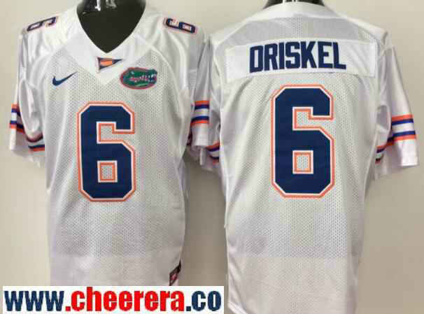 Jeff Driskel Florida Gators white jersey