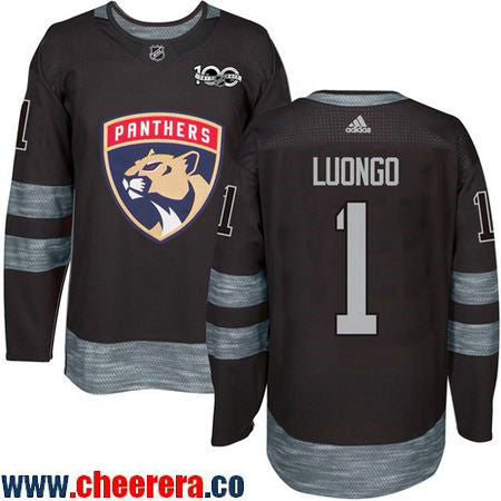 Roberto Luongo Florida Panthers black jersey