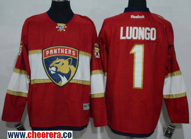 Roberto Luongo Florida Panthers red Home jersey