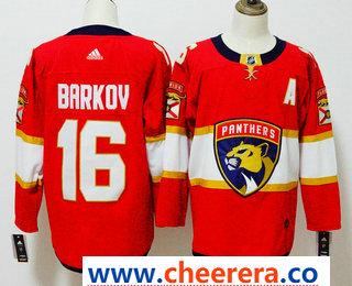 Aleksander Barkov Florida Panthers red jersey