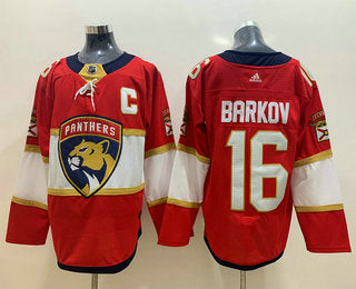 Aleksander Barkov Florida Panthers red jersey