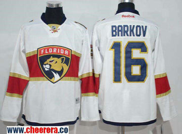 Aleksander Barkov Florida Panthers white Away jersey