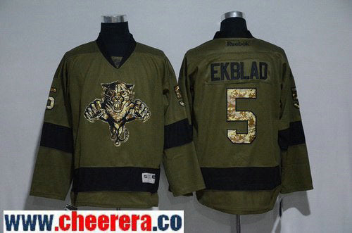 Aaron Ekblad Florida Panthers green Salute To Service jersey