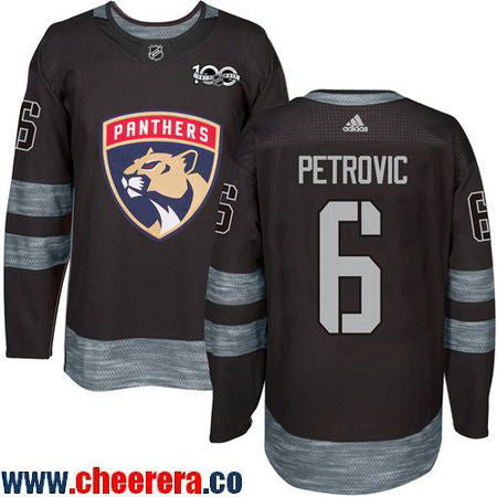 Alex Petrovic Florida Panthers black jersey