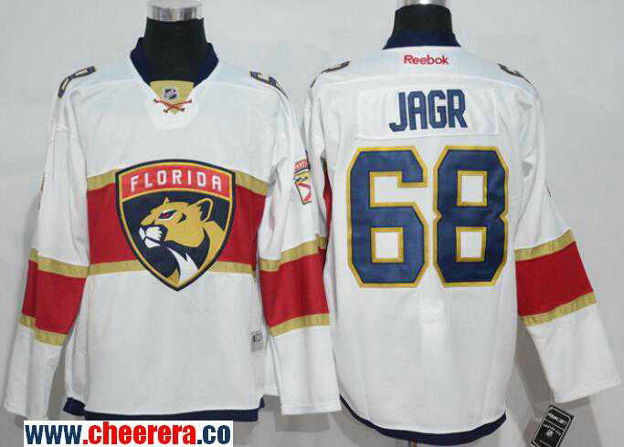 Jaromir Jagr Florida Panthers white Away jersey